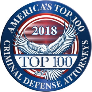 America's Top 100 Criminal Defense Attorneys 2018® Recipient Award